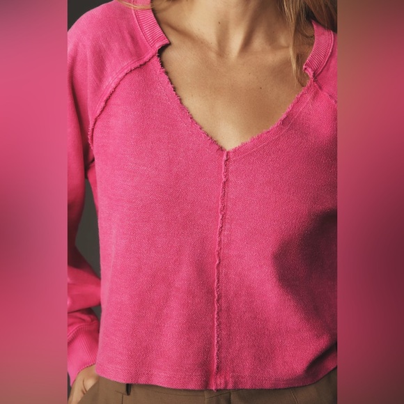 Pilcro ~ Reworked Popover Sweatshirt - Picture 4 of 6